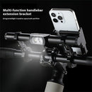 BENGGUO BG-0797 400LM Bicycle Headlight Handlebar Extension Bracket with Phone Holder Type-C Charging Waterproof Bike Mount  (No Batteries)