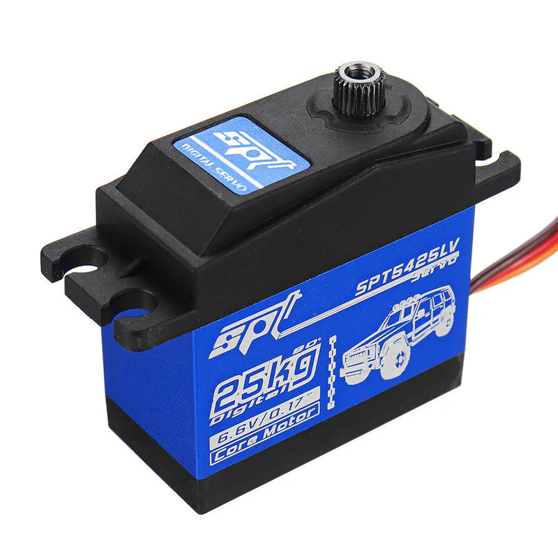 4PCS SPT Servo SPT5425LV 25KG 90 Large Torque Digital Metal Gear Servo For 1:8 1:10 RC Robot Car Boat
