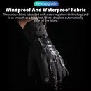 TENGOO Touch Screen Winter Gloves Waterproof Outdoor Sports Cycling Running Motorcycle Ski Fleece Gloves Non-slip Warm Full Fingers for 5-10 Cold Weather