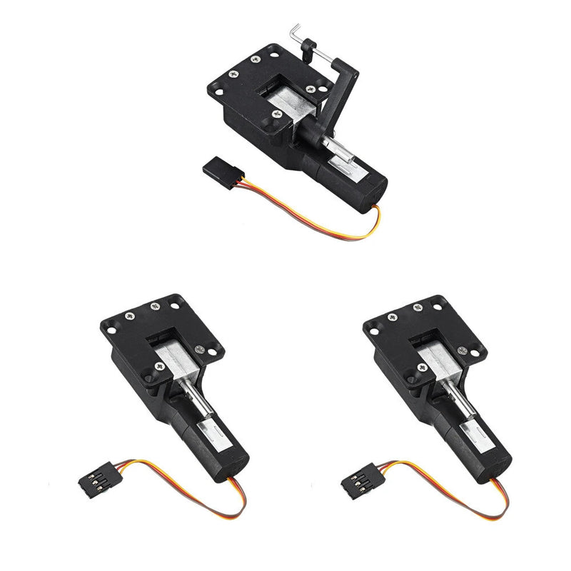 Metal Electric Retract Landing Gear Retractable Worm Steering CNC DIY for RC Plane RC Airplane Model