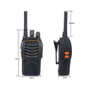 Baofeng BF-888H 5W Walkie Talkie UHF 400-470Mhz 16 Channels 1500mAh Portable Handheld Transceiver