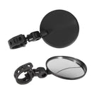 2PCS Acrylic Bicycle Rearview Mirror 360 Adjustable Rotate Wide Angle Bike Rear View Mirrors Convex Mirror for Electric Bike