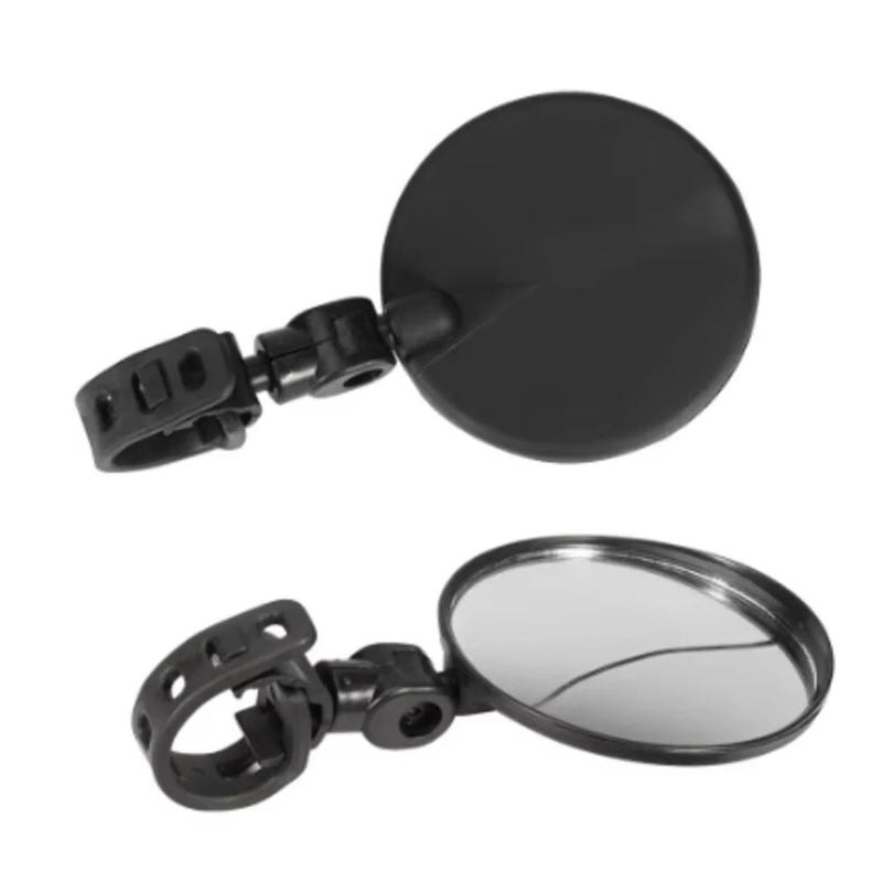 2PCS Acrylic Bicycle Rearview Mirror 360 Adjustable Rotate Wide Angle Bike Rear View Mirrors Convex Mirror for Electric Bike