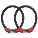 LAOTIE UL01 U-Shape Bike Lock Steel Password Lock Five-digit Code Anti-theft 1.72CM Thickened Portable Safety Cable Lock for Duotts ENGWE Ridstar FAFREES SAMEBIKE MTB Bike Electric Bike Scooter Motorcycle