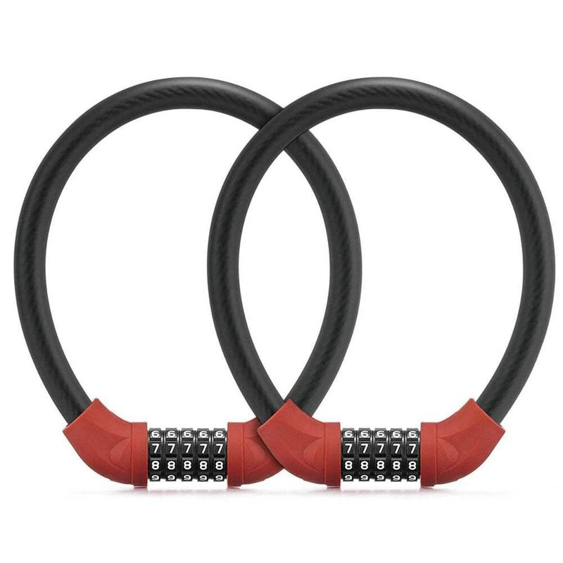 LAOTIE UL01 U-Shape Bike Lock Steel Password Lock Five-digit Code Anti-theft 1.72CM Thickened Portable Safety Cable Lock for Duotts ENGWE Ridstar FAFREES SAMEBIKE MTB Bike Electric Bike Scooter Motorcycle