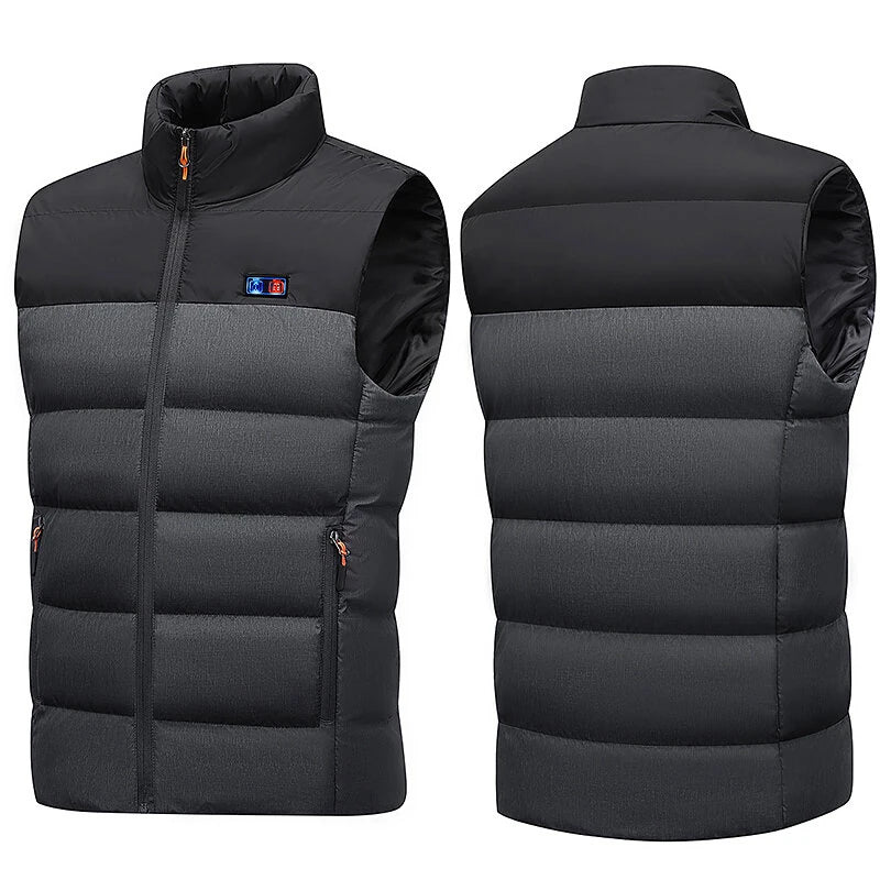 TENGOO HV-11 Unisex 11Heating Area Vest 3-Gears Heated Jackets USB Electric Thermal Clothing Winter Warm Vest Outdoor Heat Coat Clothing