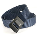 TUSHI 120cm Length Luxury Metal Tactical Belts Automatic Buckle Nylon Quick Dry Sports Belts For Outdoors Hiking Cycling