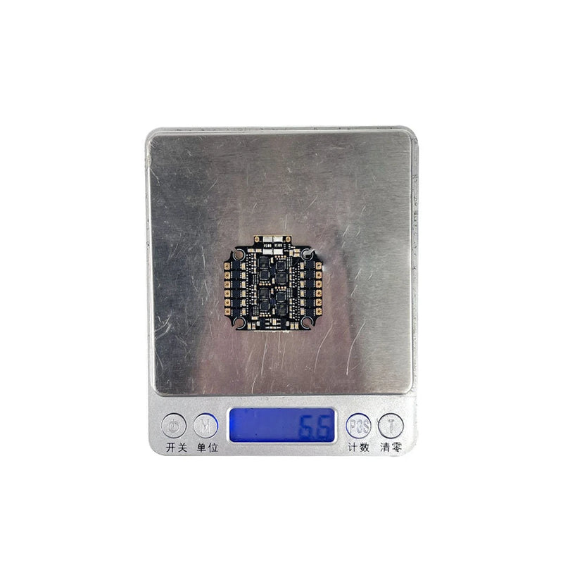 25.5x25.5mm DarwinFPV F411 Flight Controller with 5V BEC 45A 3-6S ESC ELRS 2.4G Receiver AIO Compatible with CineApe35 FPV Racing Drone