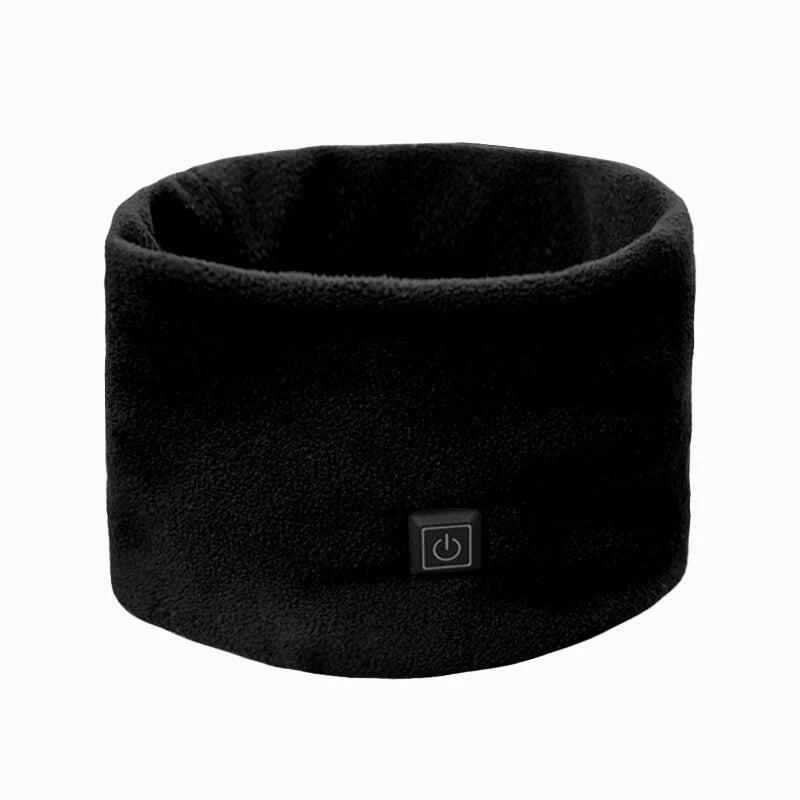 TENGOO 3 Gears Electric Heating Scarf Adjustable Intelligent Winter USB Rechargeable Neck Cold Protection Warm Scarf for Men Women (Battery not included)