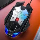 YinDiaoG10 Wired Macro Programming Gaming Mouse Colorful Water-cooled Light 7200 DPI Mice with LED Backlight 7 Button USB Gamer Mouse for PC Laptop
