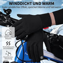 Xanes Winter Warm Bike Gloves Men Women Anti Slip Touch Screen Gloves Cold Weather Gloves Windproof Waterproof Winter Warm Gloves for Skiing Cycling Skating