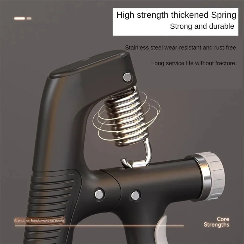 KALOAD 10-100Kg Adjustable Electronic Counting Hand Grip Finger Exerciser for Forearm Muscle Recovery Fitness Gym Training