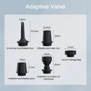 Cordless Air Pump Portable Electric Air Compressor Inflation & Deflation Pump with 5 Nozzles LED Light for Inflation Pool AirMattress Airbed Swimming Rings
