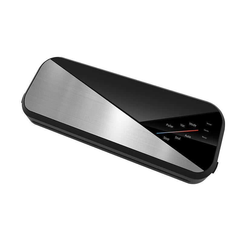 Household Automatic Vacuum Sealer for Food Storage With 80kPa Powerful Suction Digital Display Easy Clean Portable Kitchen Fresh-Keeping Machine