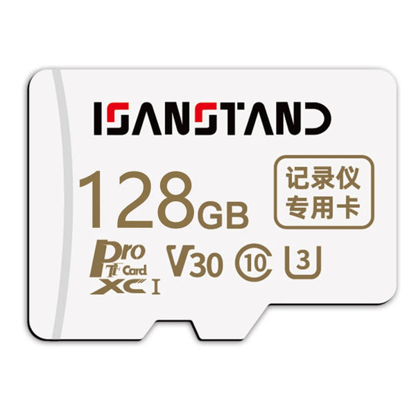 ISANSTAND V30 U3 TF Memory Card 256GB/128GB/64GB High Speed Class10 U3 HD Recording Micro SD Card for Driving Recorder Phone Camera