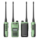 TYT UV-8R 5W Portable Walkie Talkie Dual Band VHF UHF Two Way Radio DOT-MATRIX LCD 200 Channels VOXs Emergency Alert CTCSS DCS for Long Distance Communication