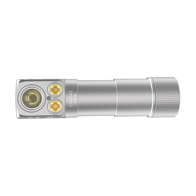 Cyansky HS7R 2800 Lumens Powerful  2 in 1 LED Flashlight Headlamp Spotlight and Floodlight Headlight Rechargeable Head Light Torch For Camping Fishing