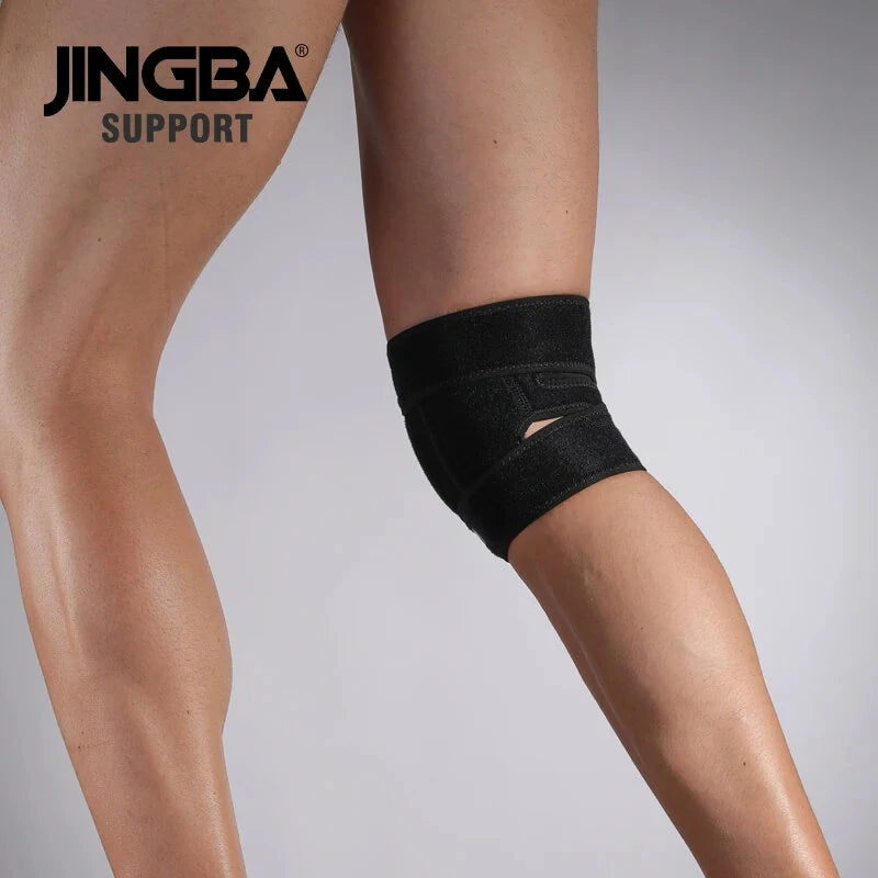 JINGBA SUPPORT Adjustable Knee Pads Breathable Outdoor Sports Knee Brace Support Belt Basketball Fitness Knee Protector Kneecap