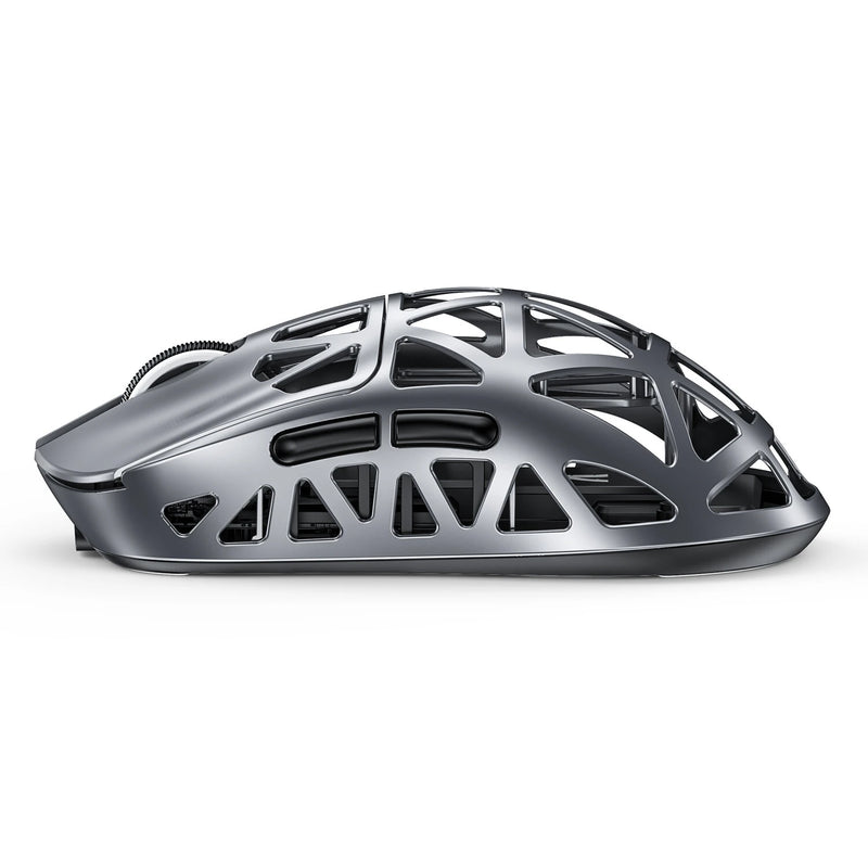Attack Shark R3 Tri-mode Gaming Mouse Hollow Structure PAW3395 26000DPI 2.4G Wireless/BT5.2/Wired E-sports Gamer Mice Lightweight 46g Supports 8K Return Rate