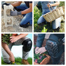 1 Pair Of Professional Knee Pads with Thick Gel Pads Double Straps Adjustable Clips  Protective Knee Pads for Home Working Gardening Construction