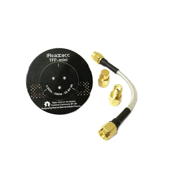 Realacc TFP-Mini Triple Feed Patch Dia. 45mm 5.8G 8dBi FPV Flat Panel Pagoda Antenna With Terminator for Eachine Fatshark Skyzone Goggles
