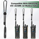 ABBREE Foldable Tactical Antenna UV Dual Band 136-520MHz SMA-Female Interface for Baofeng UV32 DM32 Walkie Talkie