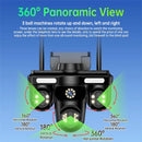 6MP WIFI IP Camera Three Lens 10X Zoom Three Screens WiFi Wireless Outdoor Monitor Security Protection CCTV Video Surveillance