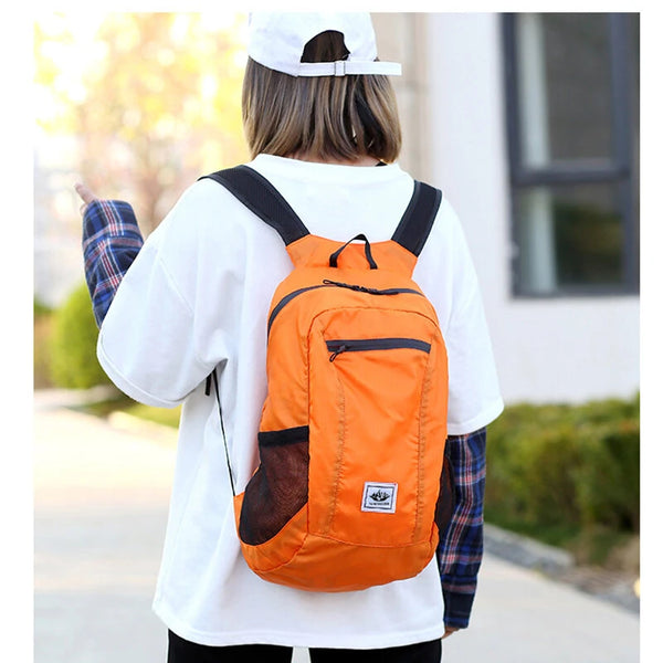 20L Outdoor Large Capacity Folding Bag Portable Hiking Bag Travel Backpack Men'S And Women'S Backpacks