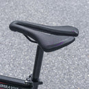 WEST BIKING Hollow Bicycle Saddle Breathable Comfortable PU Waterproof Aerodynamic Anti-slip Concave Point Cushion Shock Absorption Bike Seat for MTB Road Bike