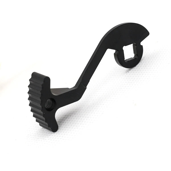 Transmitter CNC Aluminum Alloy Steering Wheel Trigger Adapter Handwheel One-Handed Control Adjustable Accessory for Flysky Noble NB4 NB4+ NB4 PRO Radio Transmitter