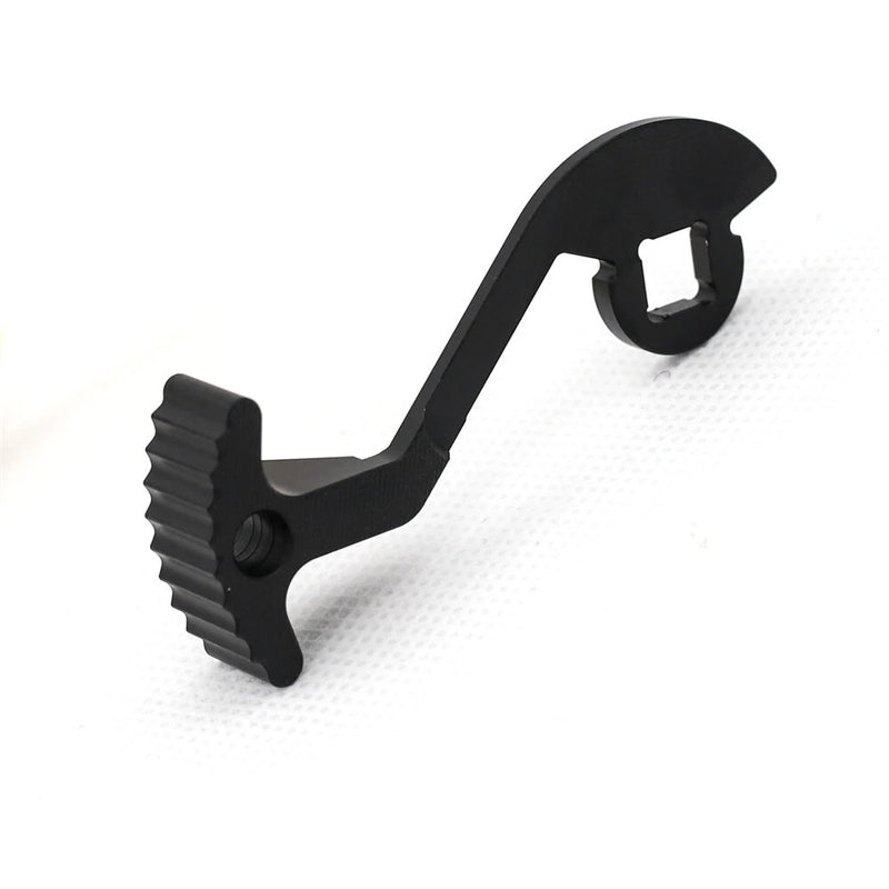 Transmitter CNC Aluminum Alloy Steering Wheel Trigger Adapter Handwheel One-Handed Control Adjustable Accessory for Flysky Noble NB4 NB4+ NB4 PRO Radio Transmitter