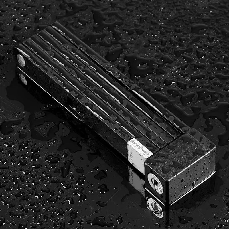 BENGGUO Mini Portable Bicycle Folding Lock Safety Anti-theft Waterproof Alloy Lock for MTB Motorcycle Electric Vehicle