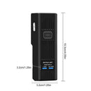 BENGGUO 2 in 1 Wired Control Bike Headlight 2000mAh Power Bank Handlebar Flashlight USB Charging IPX4 Waterproof with Bell for Mountain Cycling Night Safe Riding