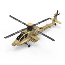 YXZNRC F11-S 1:32 AH-64 Apache Scale 2.4G 6CH GPS Altitude Hold Optical Flow Positioning 5.8G FPV Camera Dual Brushless Motor Flybarless RC Helicopter RTF
