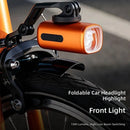 ESLNF Dual Beam Bicycle Light 1300LM USB-C Rechargeable 2400mAh IPX6 Waterproof Cycling for MTB, Road Bike, Scooter