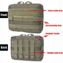 Tactical Admin Molle Pouch Medical EDC EMT Utility Bag Shell Design Waterproof Attachment Pouches Nylon Hiking Belt Bags