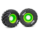 2PCS Monster Truck Tires Wheels 14mm/17mm Adjustable for 1/8 LOSI LMT W66 KYOSHO Axial RC Cars Vehicles Models Spare Parts