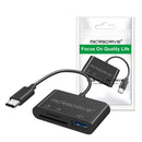 MicroDrive TY1-3 3-in-1 USB Hubs with USB3.0 SD/TF Card Reader Slot for PC Laptop Keyboard Mouse U Disk