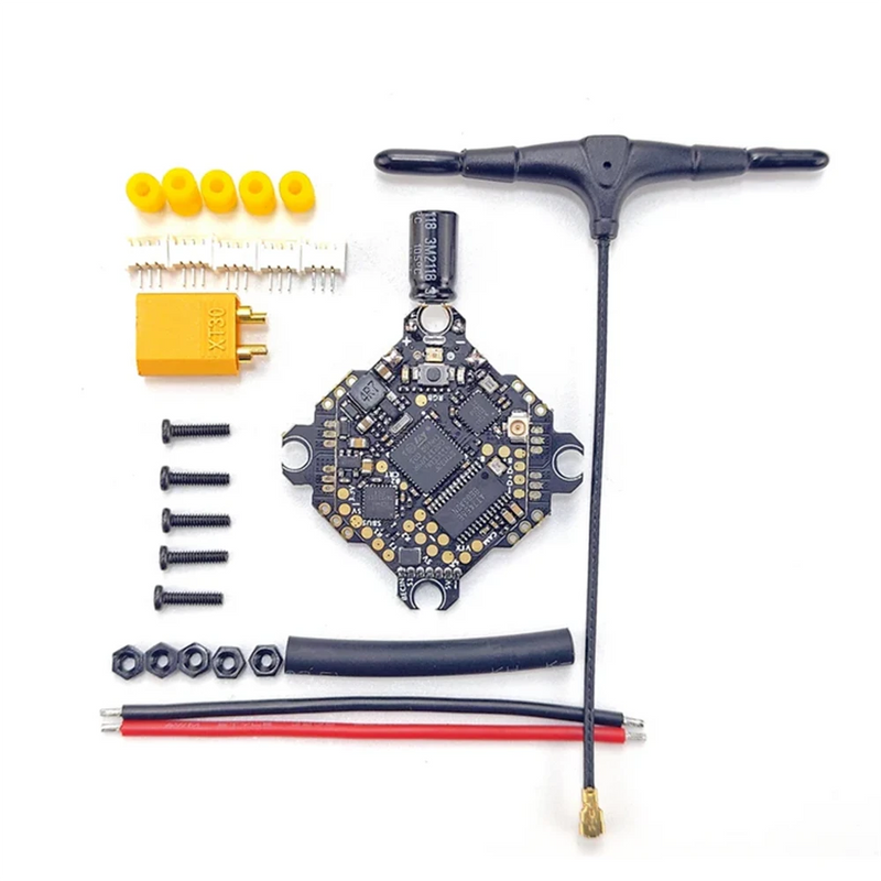25.5x25.5mm DarwinFPV FoldApe4 ELRS3.0 F411 Bluejay MPU6500 AIO F4 Flight Controller 1-3S 15A ESC for Long Range RC FPV Racing Drone