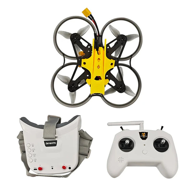 DarwinFPV CineApe20 Analog 2 Inch 3S F4 15A ELRS RTF Cinewhoop FPV Racing Drones GPS with TX8 ELRS Transmitter Mini 3 Inch 5.8GHz 40Ch FPV Goggles