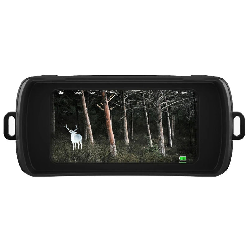 Night Vision Instrument 10X Zoom Night Vision Instrument 4-Inch Large Screen 5K Day And Night Dual Binoculars For Recording