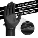 IPRee Winter Cycling Gloves for Men's Warm Outdoor Sports Windproof Anti Slip Waterproof Velvet Touchable Screen Gloves Gloves