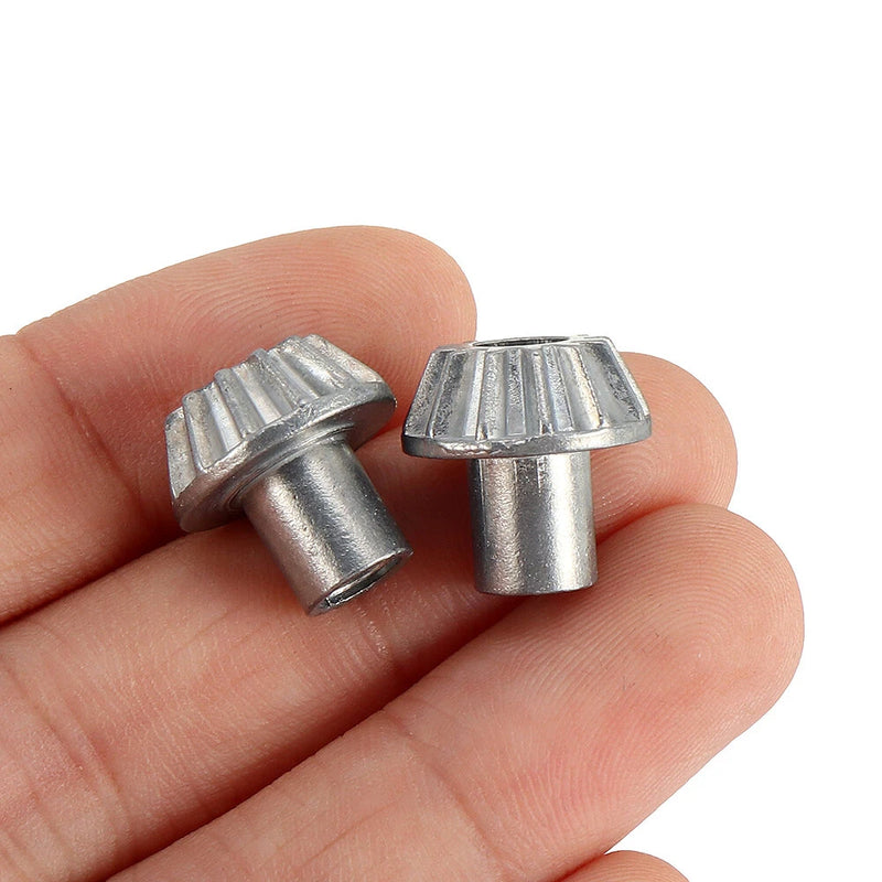 2PCS Wltoys 124016 124017 124018 124019 12429 1/12 RC Car Spare Zinc Alloy 12T Drive Gear 1154 Vehicles Model Parts