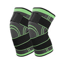 AOLIKES Professional Sports Knee Support Nylon Elastic Breathable Soft Bandage Knee Brace for Basketball Tennis Cycling
