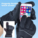 TENGOO Winter Heated Gloves Motorcycle Waterproof Gloves Heated Heating Warm Work Gloves Thermal Heated Outdoors Cycling Ski Gloves Battery Heated Gloves