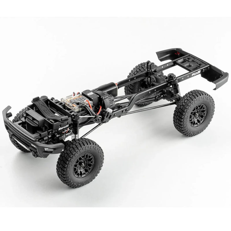 FMS FCX18 Hummer EV RTR Two Battery 1/18 2.4G 4WD RC Car Pickup Truck Off-Road Rock Crawler LED Light Two Speed Full Proportional Vehicles Models Toys