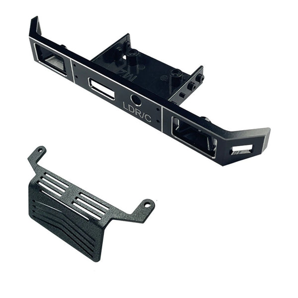 Upgraded Metal Front Bumper Protection Skid Plate for LDR/C P06 1/12 RC Car Vehicles Models Spare Parts