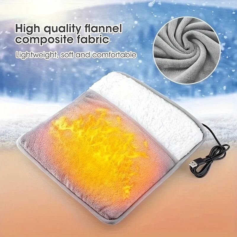 TENGOO Heating Pad for Feet Heating Pad for Men USB Heating Pads Electric Heated Foot Warmers for Women And Men Washable Foot Heating