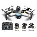 XKJ KAI TWO 249g GPS 5G WiFi FPV with 4K ESC HD Dual Camera 3-Axis Mechanical Gimbal 5.6" Touchable LCD Screen Controller 360 Obstacle Avoidance Brushless Foldable RC Drone Quadcopter RTF
