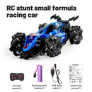 JJRC Q239 RTR 1/40 2.4G 2WD Mini RC Car Formula Racing Stunt Remote Control Drift LED Light 360 Rotation Desktop Portable Vehicles Models Toys